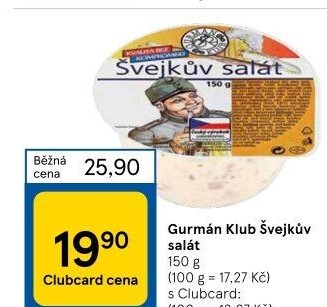 Salát Švejk Gurmán klub