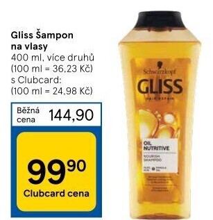 Šampon Gliss Schwarzkopf