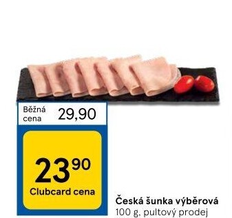 Šunka česká výběrová