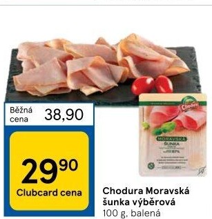 Šunka moravská výběrová Beskydské uzeniny Chodura