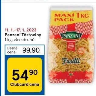 Těstoviny Panzani