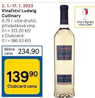 Vína Culinary Collection Vinařství Ludwig - výběr z hroznů