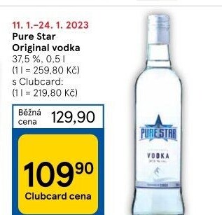 Vodka Pure Star