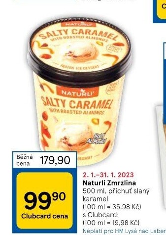 Zmrzlina v kelímku Vegan Naturli'