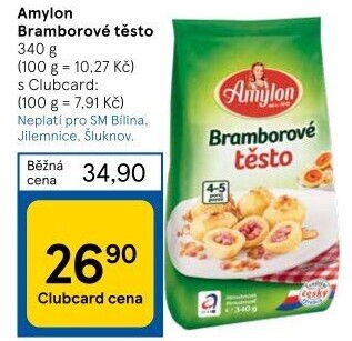 Bramborové těsto v prášku Amylon
