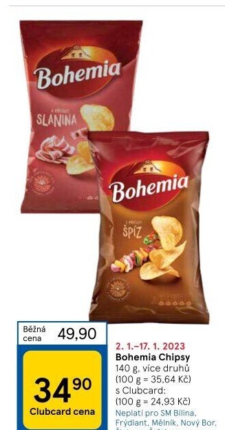 Chipsy Bohemia Chips