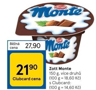 Dezert Monte Zott