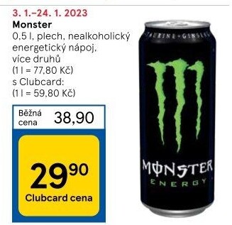 Energetický nápoj Monster Energy