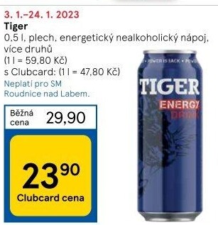 Energetický nápoj Tiger