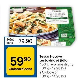 Hotová jídla Tesco
