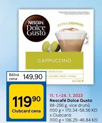 Kapsle Dolce Gusto Nescafé