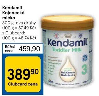 Kojenecká výživa Kendamil