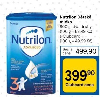 Kojenecká výživa Nutrilon