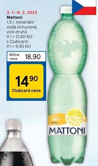 Ochucená voda Mattoni
