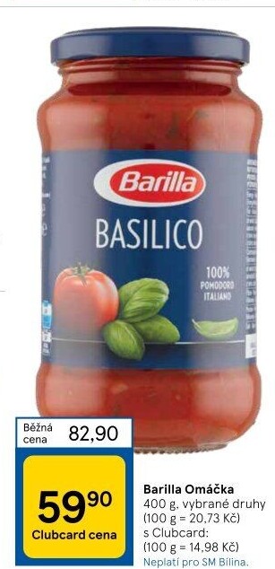 Omáčky Barilla