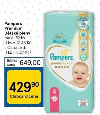 Pleny dětské Pampers Premium Care
