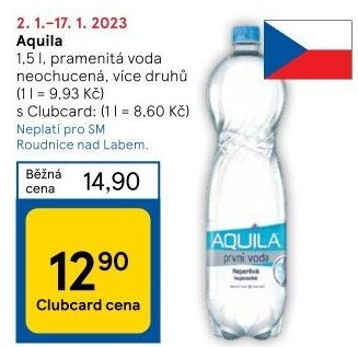 Přírodní voda Aquila