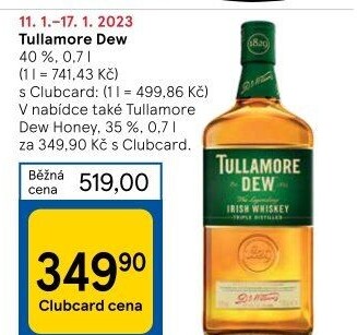 Whisky irská Tullamore Dew