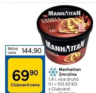 Zmrzlina v kelímku Manhattan Nestlé