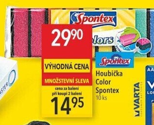 Houbička na nádobí Spontex