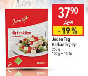 Balkánský sýr Jeden Tag