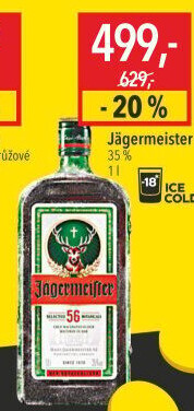 Bylinný likér Jägermeister