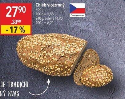 Chléb vícezrnný