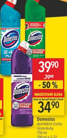 Čistič WC gelový Domestos