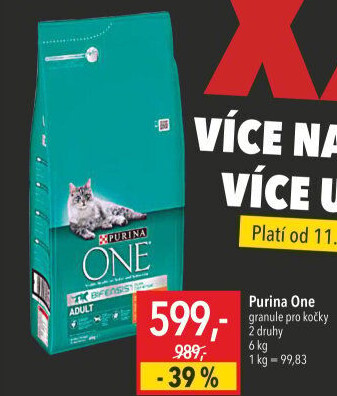 Granule pro kočky One Purina