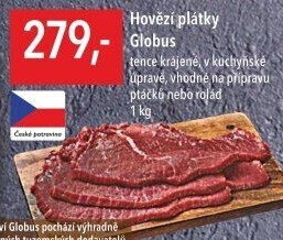 Hovězí plátky Globus