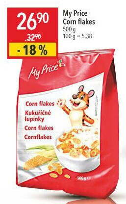 Lupínky cornflakes My Price