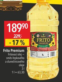 Olej fritovací Premium Frito Fabio