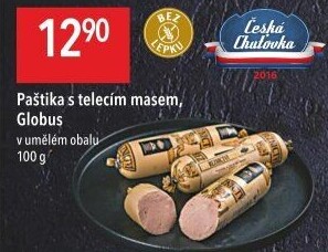 Paštika s telecím masem Játrovka Globus