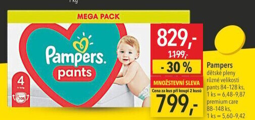Pleny dětské Pampers Pants