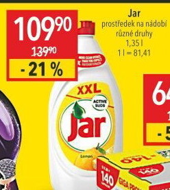 Prostředek na nádobí Jar