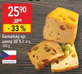Sýr uzený Farmářský Moravia