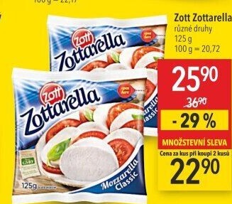 Sýr Zottarella Classic Zott