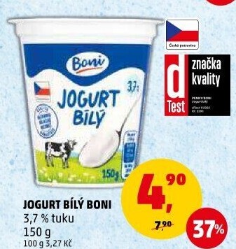 Bílý jogurt Boni