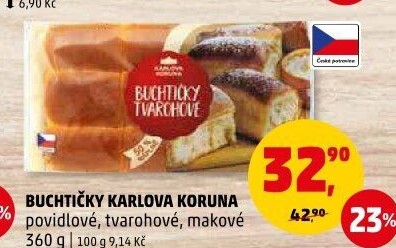 České buchtičky Karlova Koruna