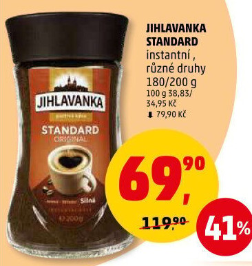 Instantní káva Jihlavanka Standard