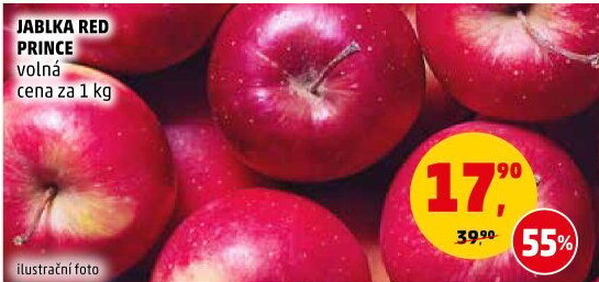 Jablka Red Prince