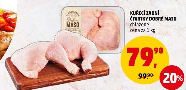 Kuřecí čtvrtky Dobré maso