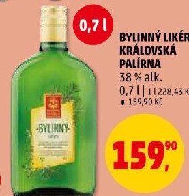 Likér bylinný Královská palírna