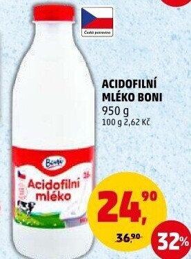 Mléko acidofilní Boni