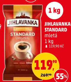Mletá káva Standard Jihlavanka