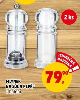 Mlýnek na sůl a pepř