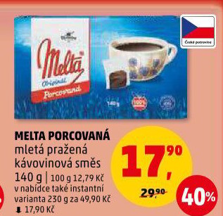 Nápoj obilninový porcovaný Melta Kávoviny