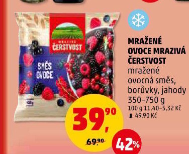 Ovoce mražené Mrazivá Čerstvost