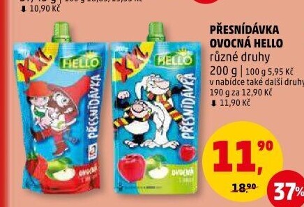 Ovocná kapsička Hello