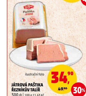 Paštika játrovka Řezníkův talíř